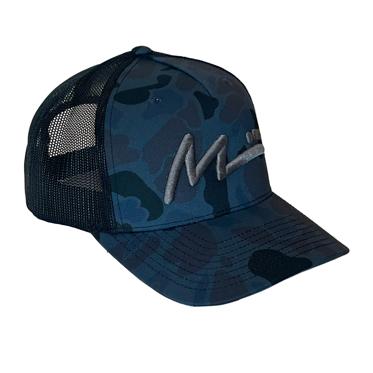 M Logo Trucker Hat - Hawaii Camo