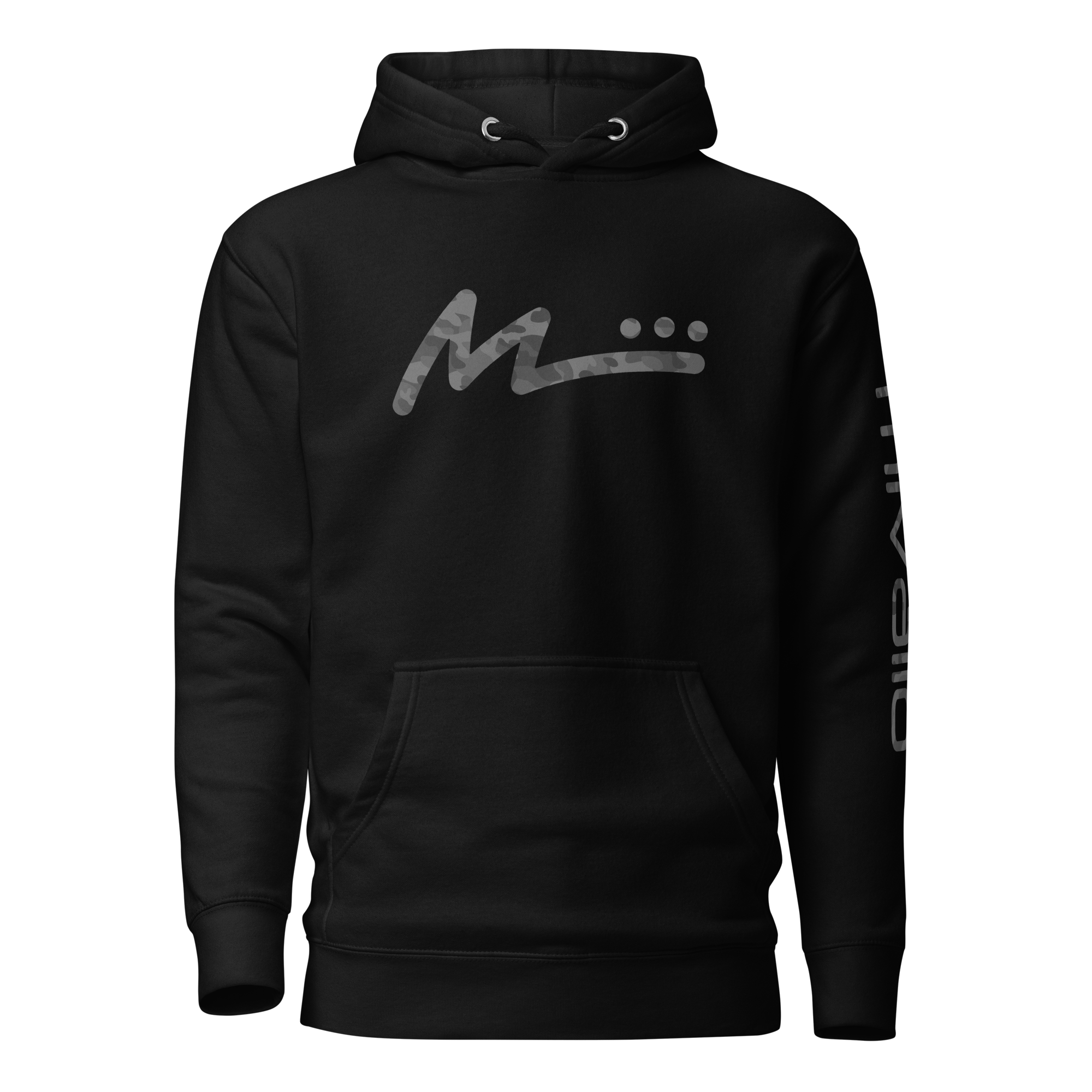 M Logo Hoodie - Black Camo