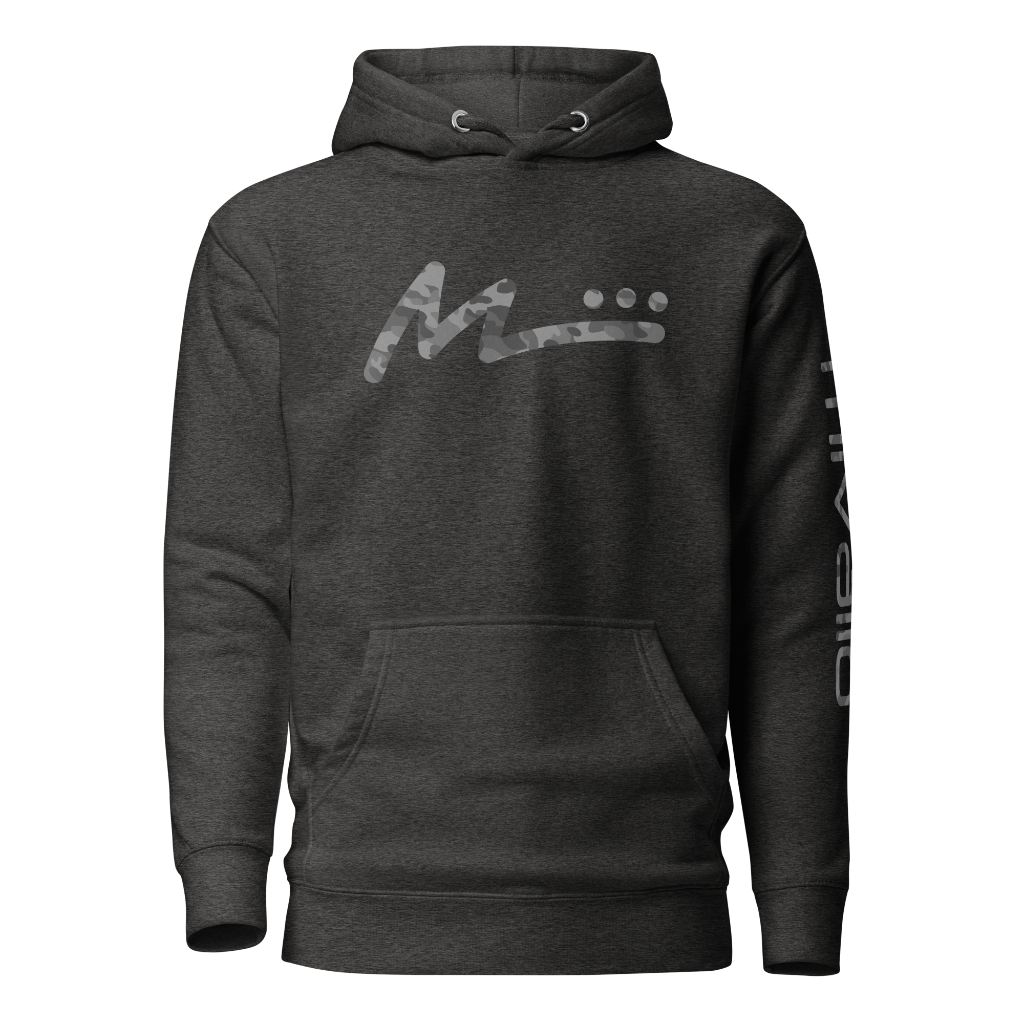 M Logo Hoodie - Gray Camo