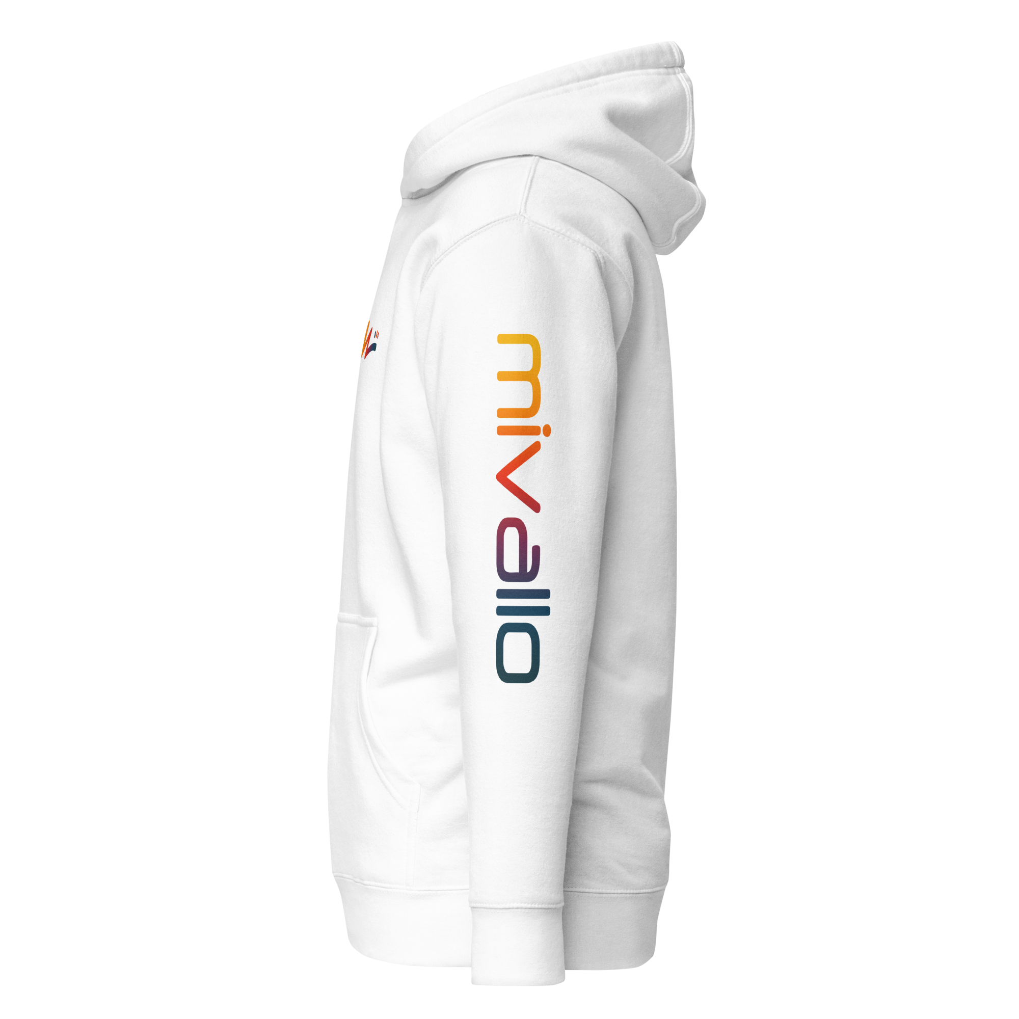 M Logo Hoodie - White